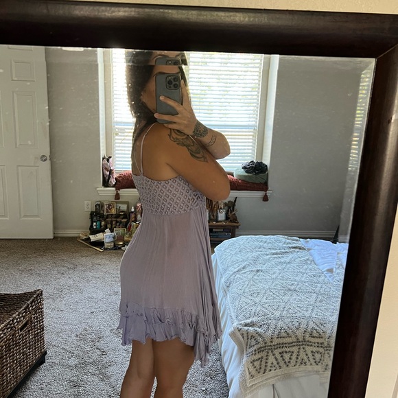 Free People Adella Slip Dress | Lavender | Size Medium - Picture 2 of 3